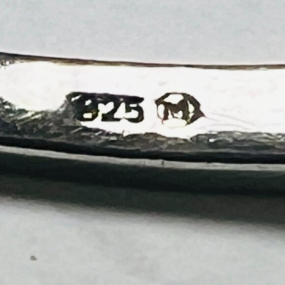 Sterling Silver 925 Infinity Knot Diamond Accented Bangle Hinged Bracelet Safety - Picture 5 of 5